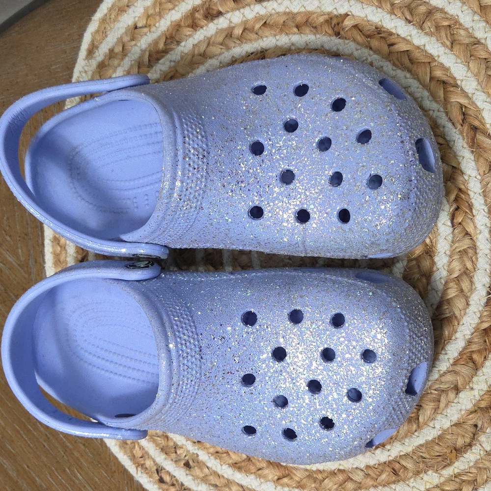 Crocs Iridescent Moon Jelly Classic Clogs - Picture 4 of 10